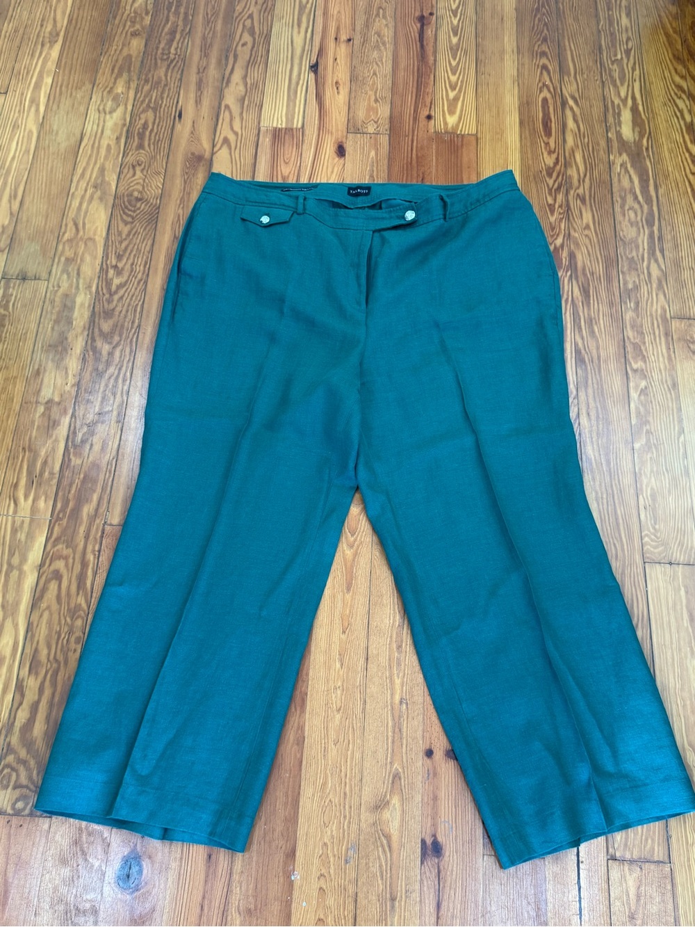 Talbots Deep Green Wide-Leg Women's Pants